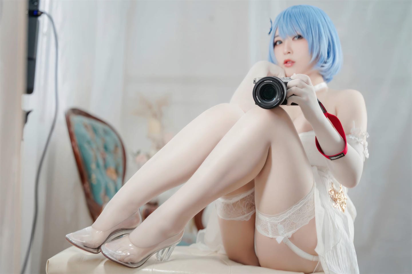 半半子 - 碧蓝航线 恰巴耶夫 白骑兵的旋律 礼服 [64P2V-306M] 1 (54).jpg